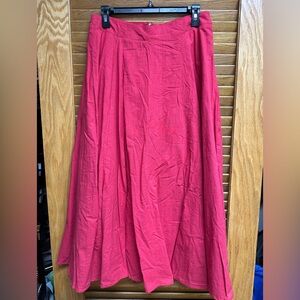 Altar'd State Vibrant Red Maxi Skirt